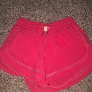 LULULEMON HOT PINK SHORTS